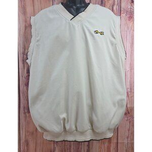 Snake Eyes Beige V-Neck Sleeveless Jacket Vest NWT NEW